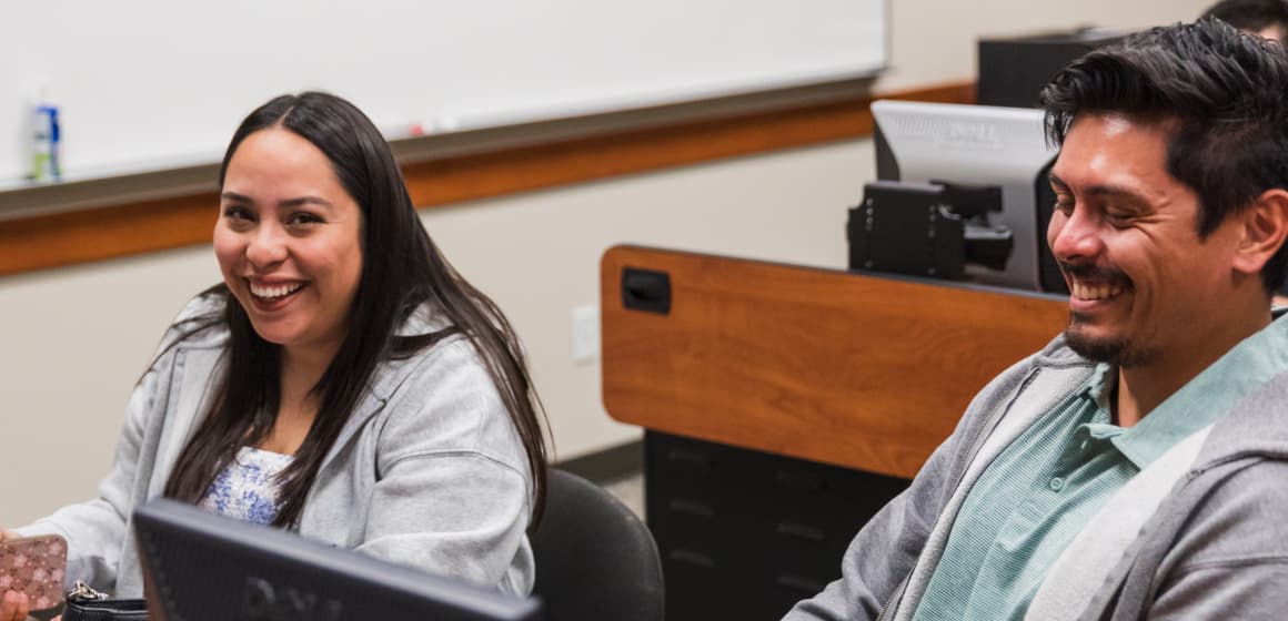 SDSU students smiling